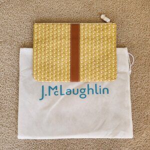 NEW J. McLaughlin Jenna leather clutch